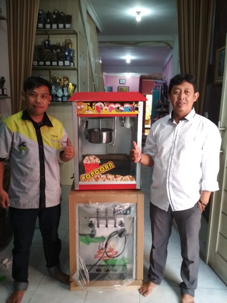 7. Bapak Bowo- Jalan Sukamenak Kopo Bandung - Popcorn Machine POP-PO2 dan Soft Ice Cream Machine WIR818T - 23 Oktober 2019 - DONE