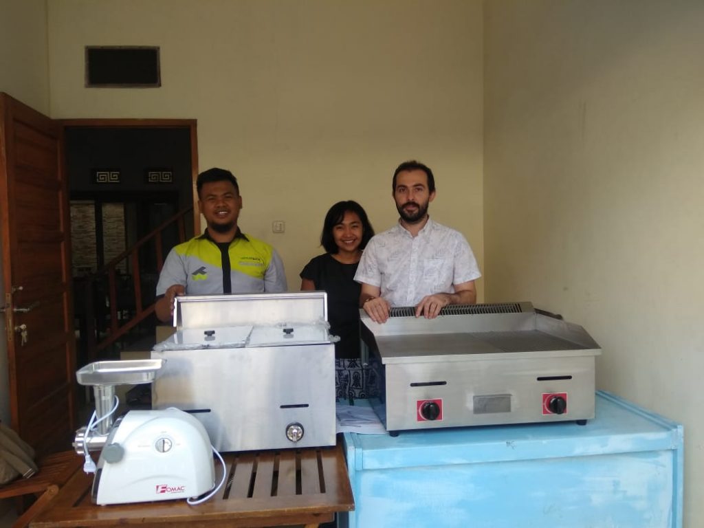 1. Rima - Bandung - Meat Grinder MGD-631, Gas Deep Fryer G-72 - Gas Griddle GRD-722 - DONE