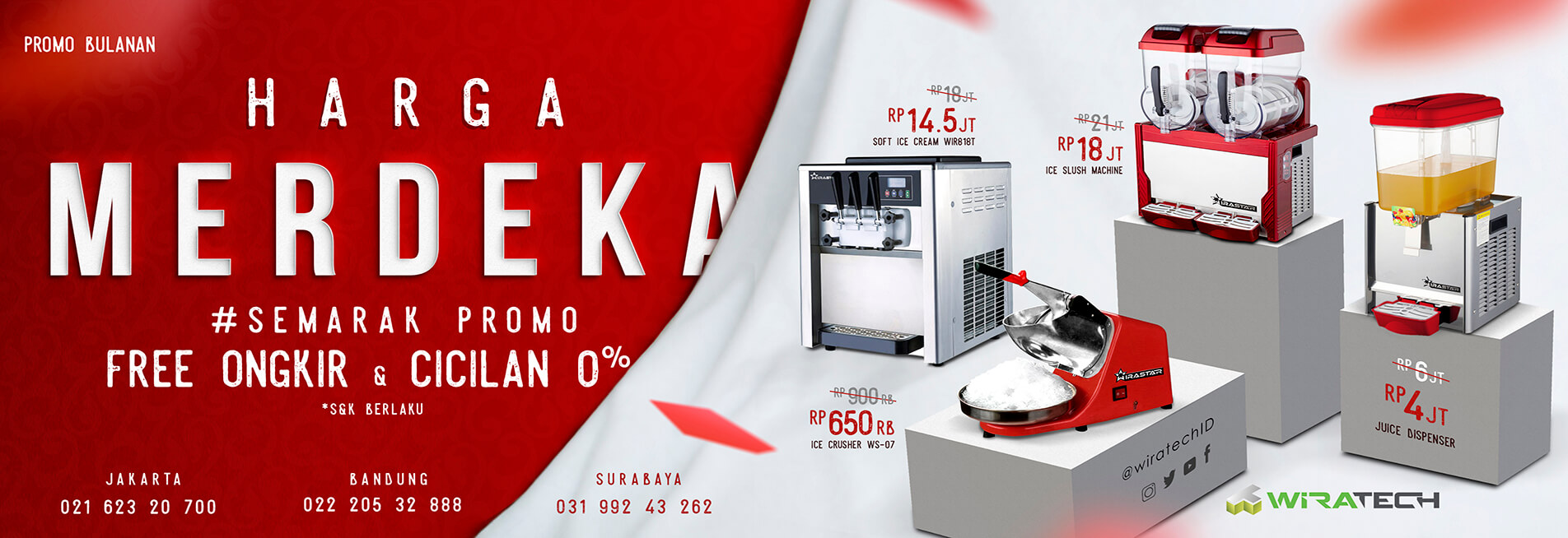 Promo Merdeka  Diskon Mesin Makanan & Minuman Hingga 