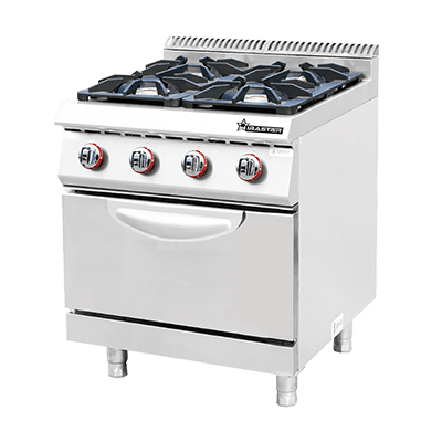 Commercial Gas 4 Burner with Oven CKB-700GO