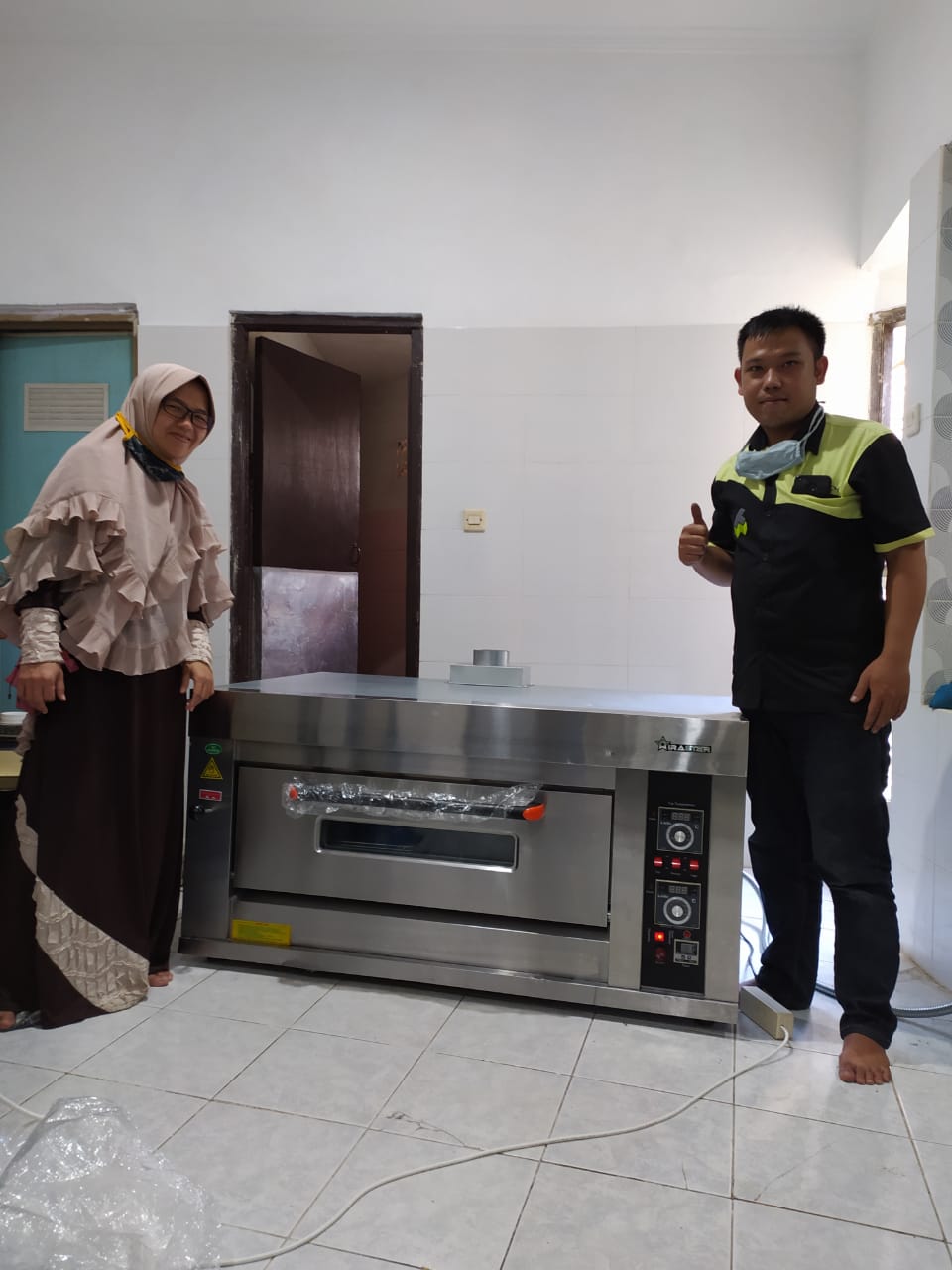 4. Bapak Syaiful Adnan - Bandung - Oven Roti Gas 1 Deck 2 Trays OVN-20 - 29 Juli 2020