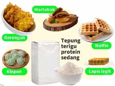tepung terigu protein rendah bisa dibuat macam kue dan makanan lezat