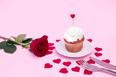 Romantic Rose Cupcakes