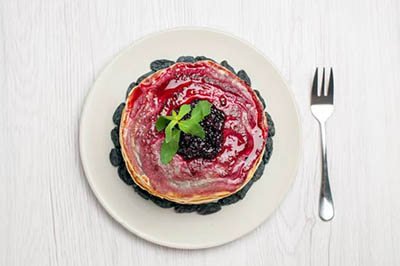 Rosewater and raspberry sponge cake