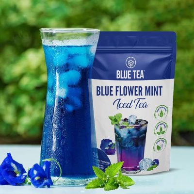 Blue Flower Tea Mint