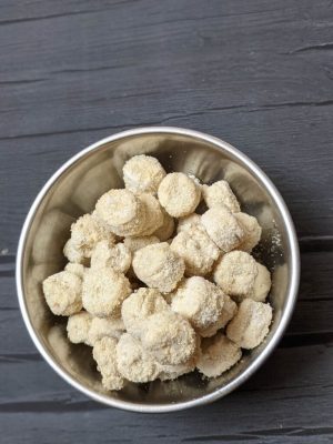Ayam Popcorn Belum Digoreng
