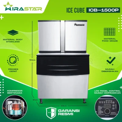 Mesin Es Batu Kristal untuk Usaha ICB 1500P